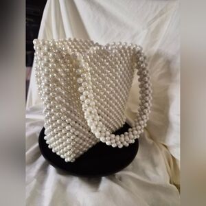 Forever 21 Pearl-Embellished Mini Bag